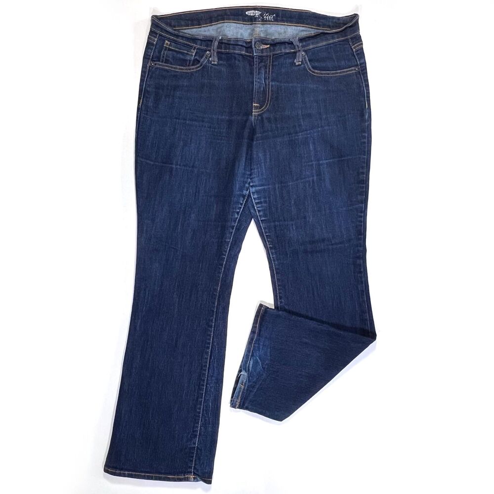 Old Navy Women's Boot Cut Jeans - Dark Blue